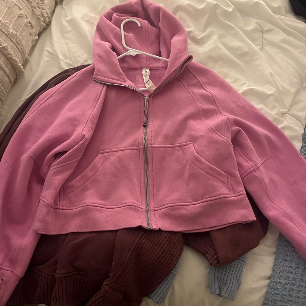 Lululemon Athletica Pink Zip-Up Hoodie